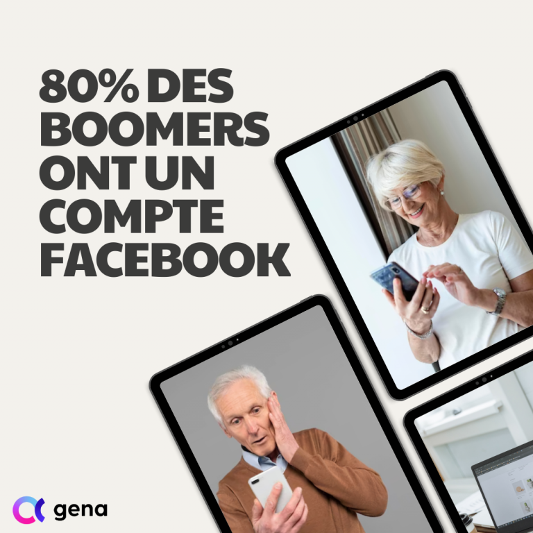 80% des boomers ont un compte Facebook